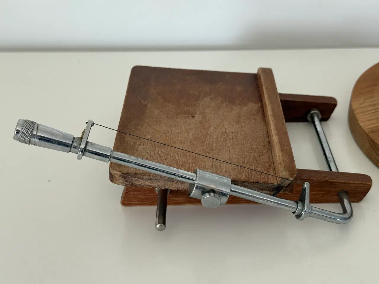 Billede 4 - Retro teak osteklokke og oste skære