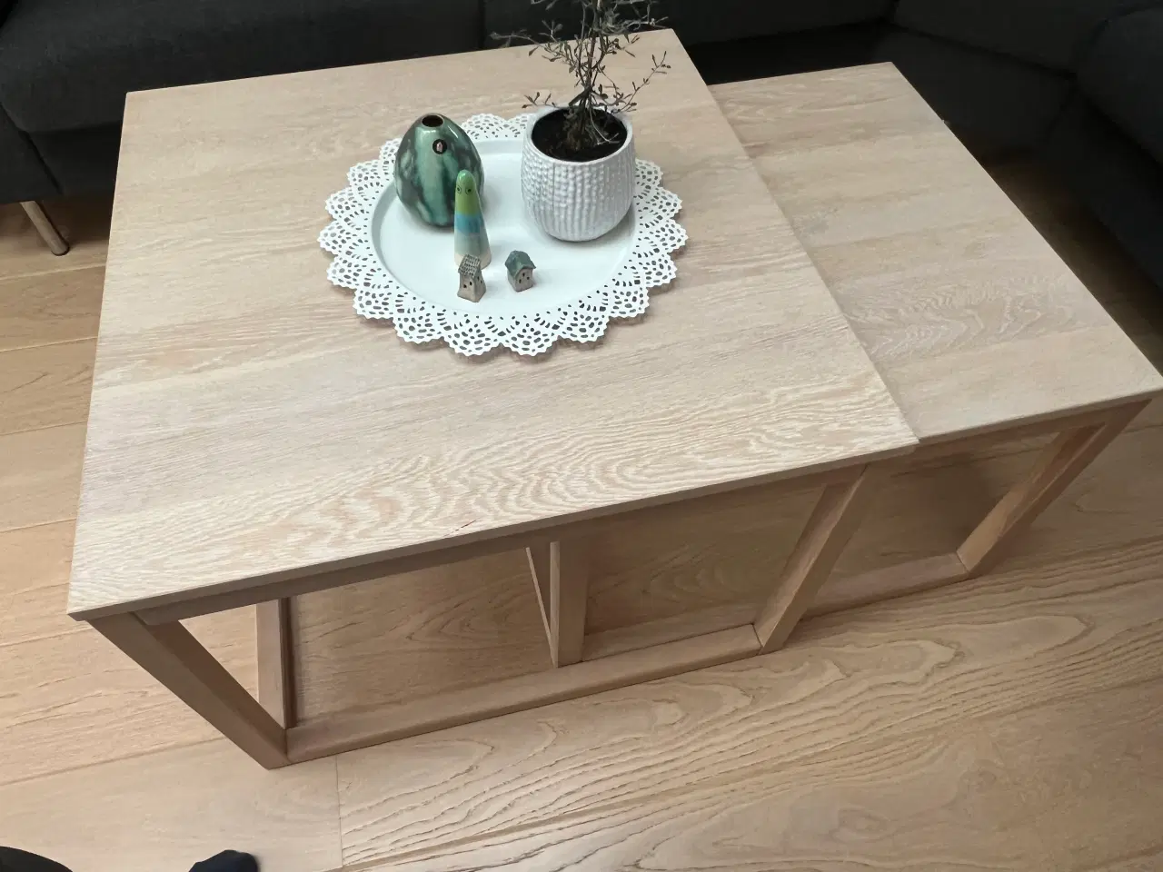 Billede 1 - To sofaborde i egetræ