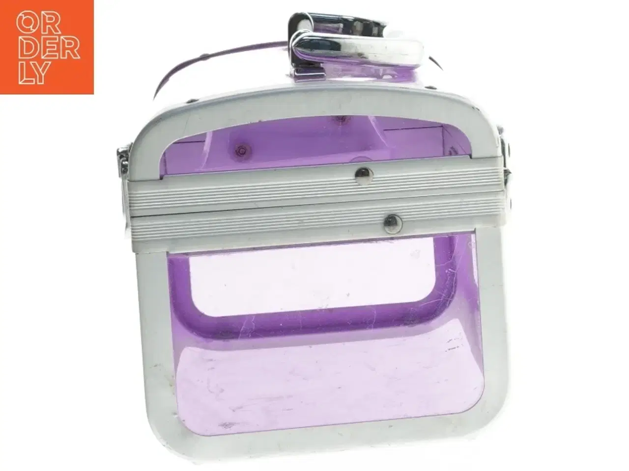 Billede 3 - Lille transparent smykkeskrin (str. 18x12x12 cm)