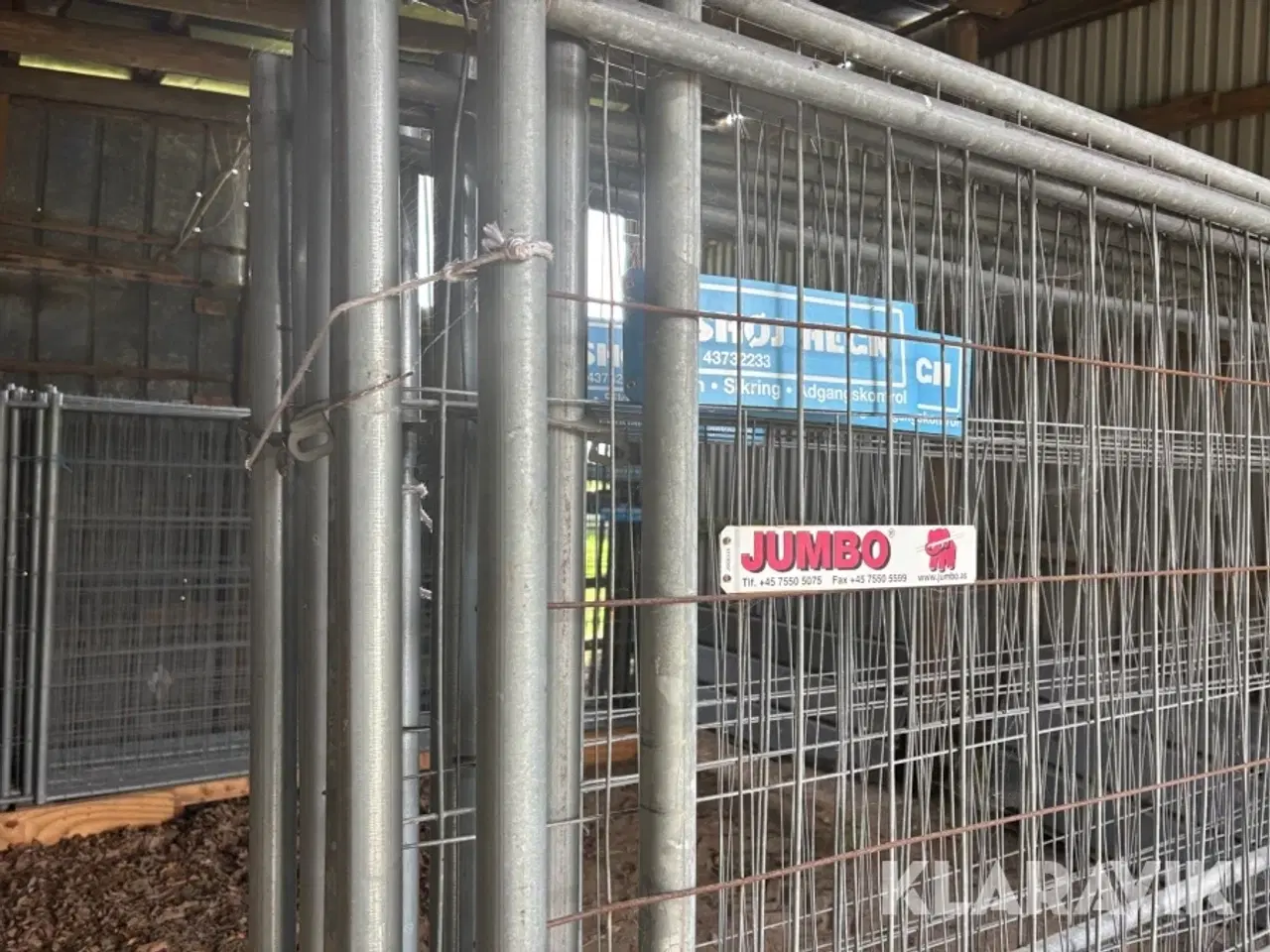 Billede 9 - Byggepladshegn Jumbo/Ishøj hegn  12 styk - fødder 7 stk