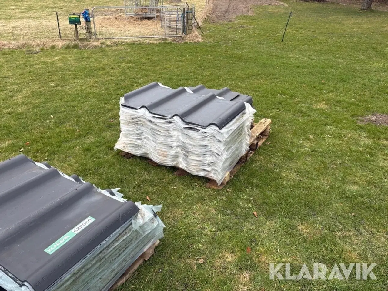 Billede 6 - Fibercement tagplader Toscana 75 nye + 6 ryg + 29 delte