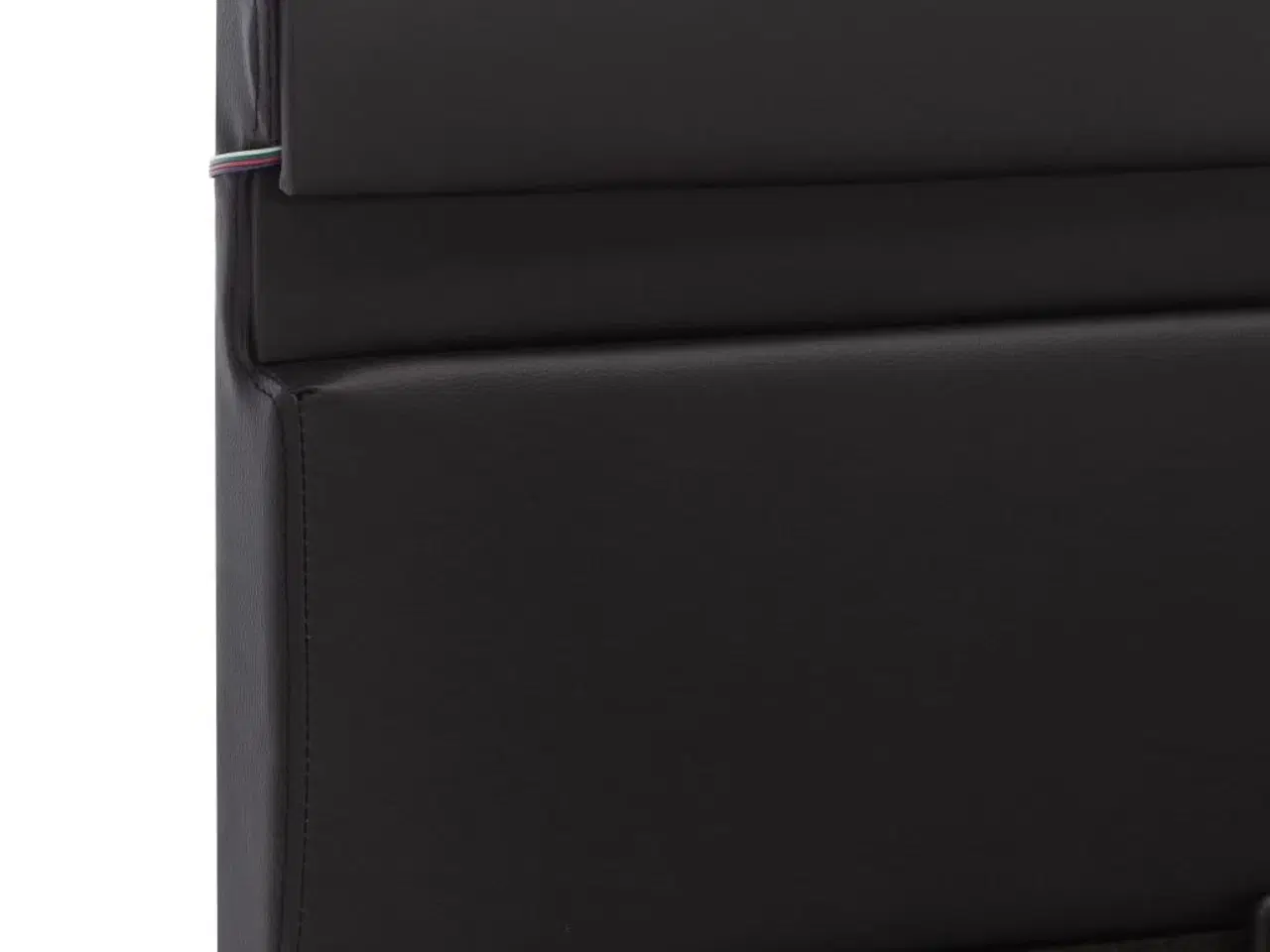 Billede 9 - Hydraulisk opbevaringsseng med LED 140x200 cm kunstlæder sort