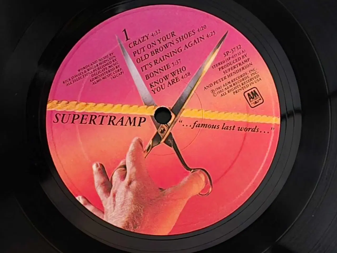 Billede 5 - Supertramp: Famous Last Wotfs
