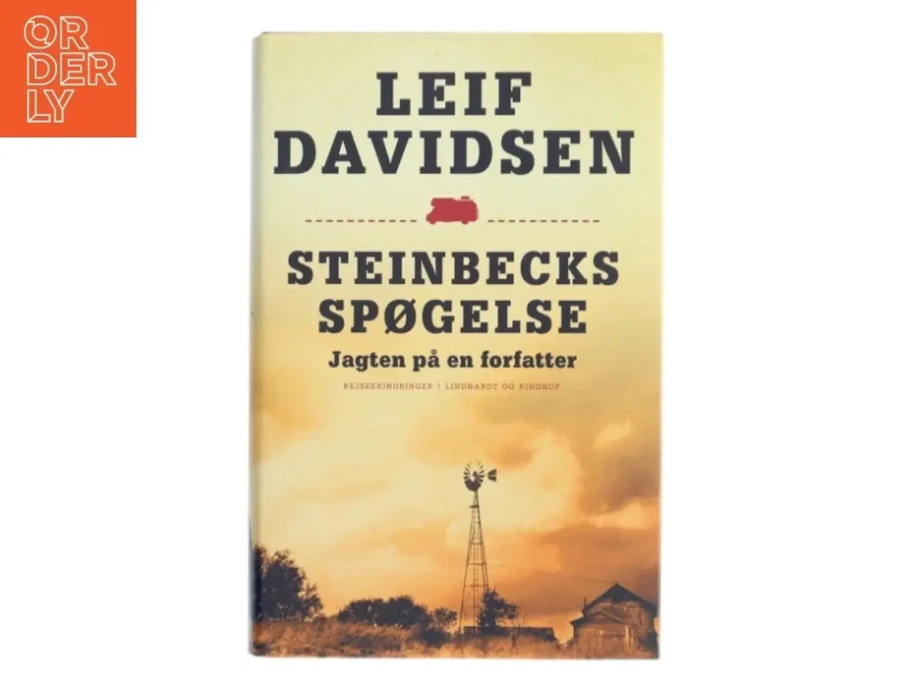 Billede 1 - Steinbecks spøgelse : jagten på en forfatter : rejseerindringer af Leif Davidsen (Bog)