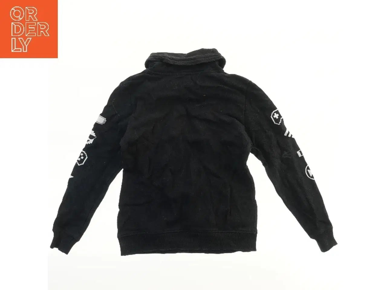 Billede 2 - Sort hættetrøje med gamer tema fra H&M (str. 146)