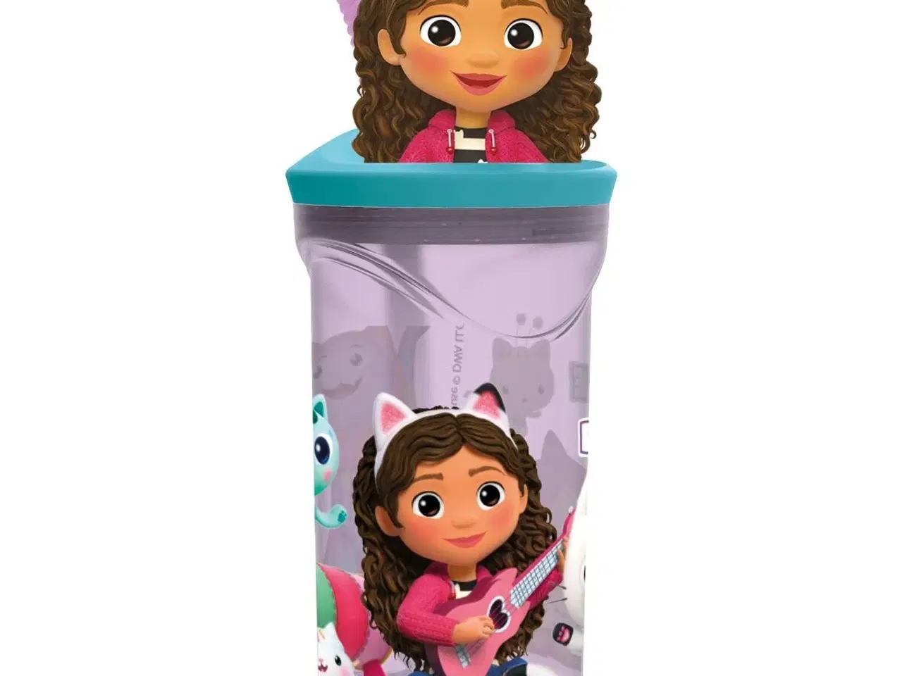 Billede 1 - Gabby's Dollhouse kop med sugerør - Party, 360 ml