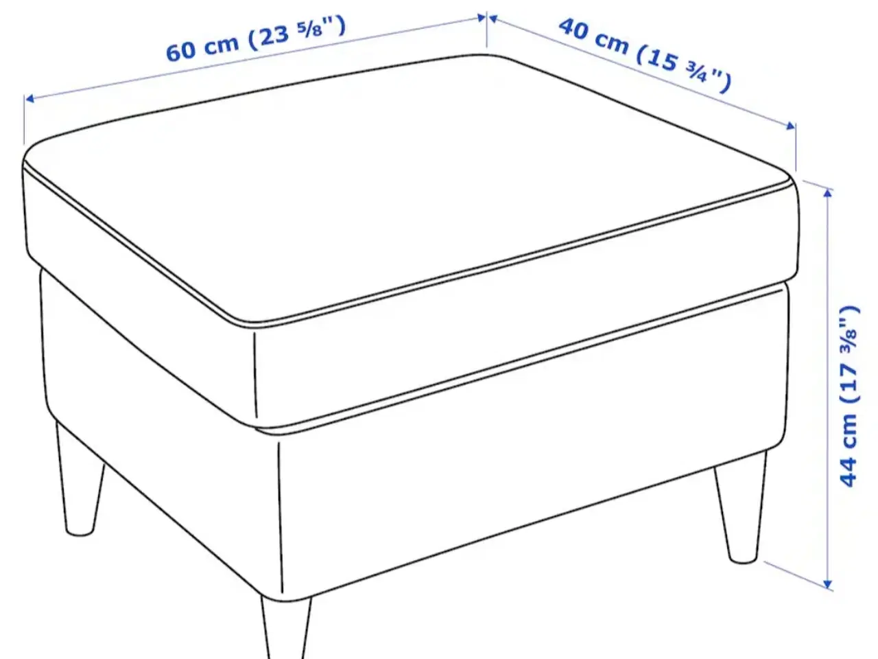 Billede 4 - Strandmon sofa, lænestol og puf, samlet sa