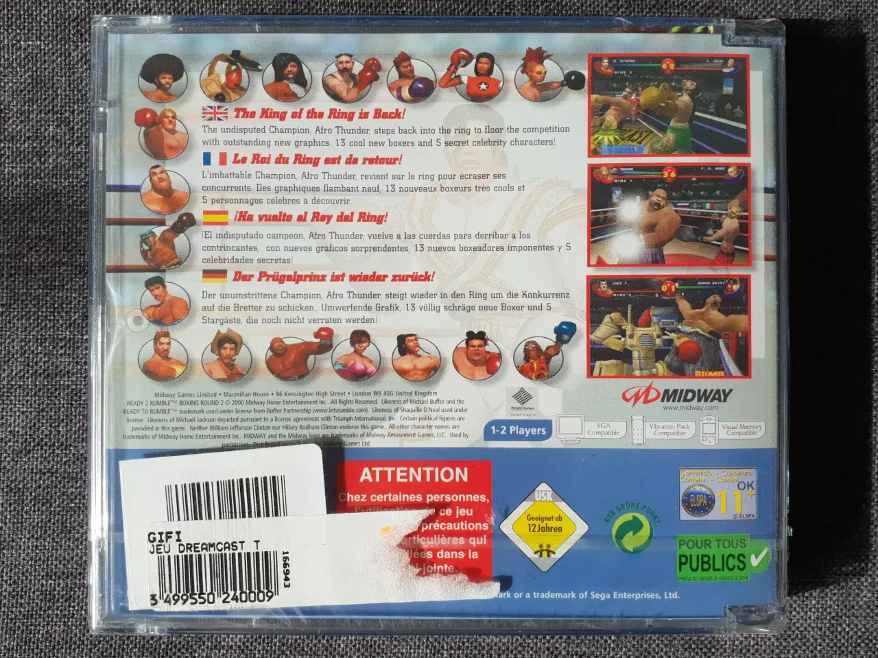 Billede 2 - Ready 2 Rumble Boxing Round 2 (Sealed)