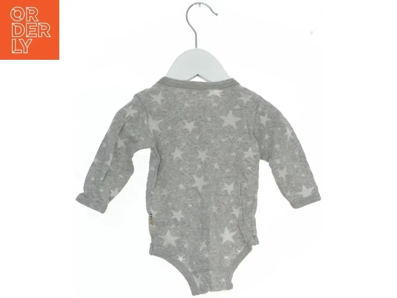 Billede 2 - Grå bodystocking med stjernemønster fra Joha (str. 62)