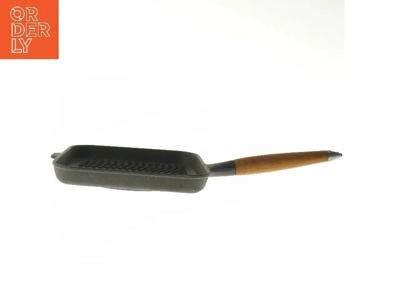 Billede 3 - Grillpande med træhåndtag (str. 48x24 cm)