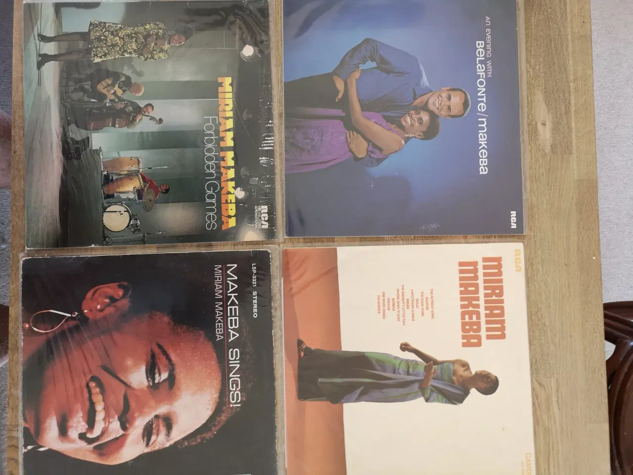 Billede 1 - 4 lp'er med Miriam Makeba