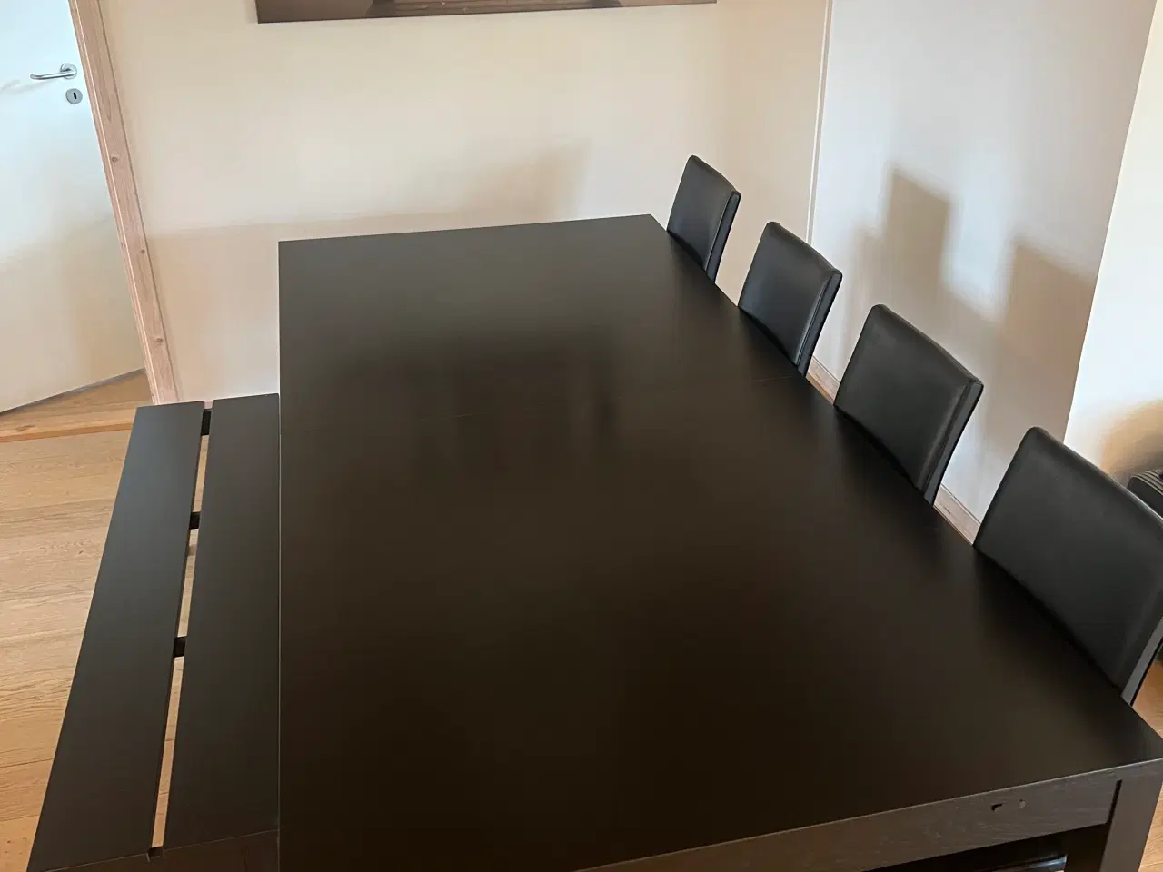 Billede 2 - Spisebord med tillægsplader 8/12 personer 