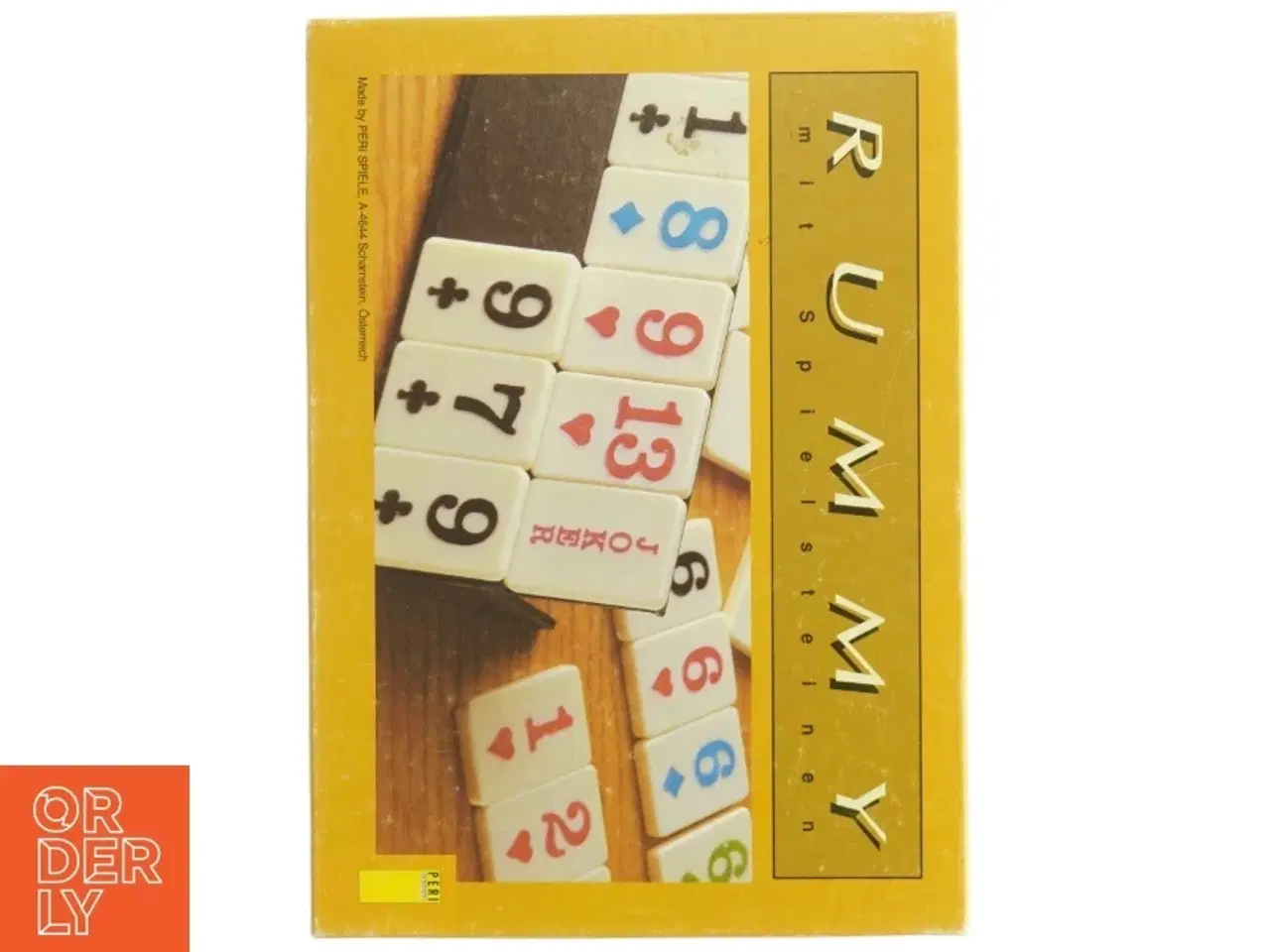 Billede 1 - Rummy spil med spillesten fra Peri Spiele (str. 26 x 18,5)