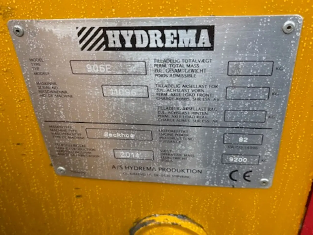 Billede 3 - Hydrema 906E ESD, ELOPLUK PÅ BAGRUDE, HYD. SKIFT GOR OG BAG