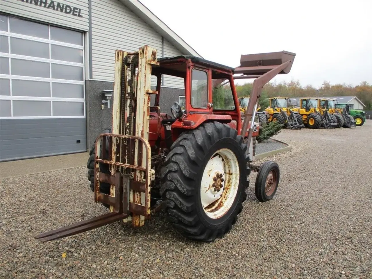 Billede 11 - Massey Ferguson 165 Med Trucktårn og Frontlæsser