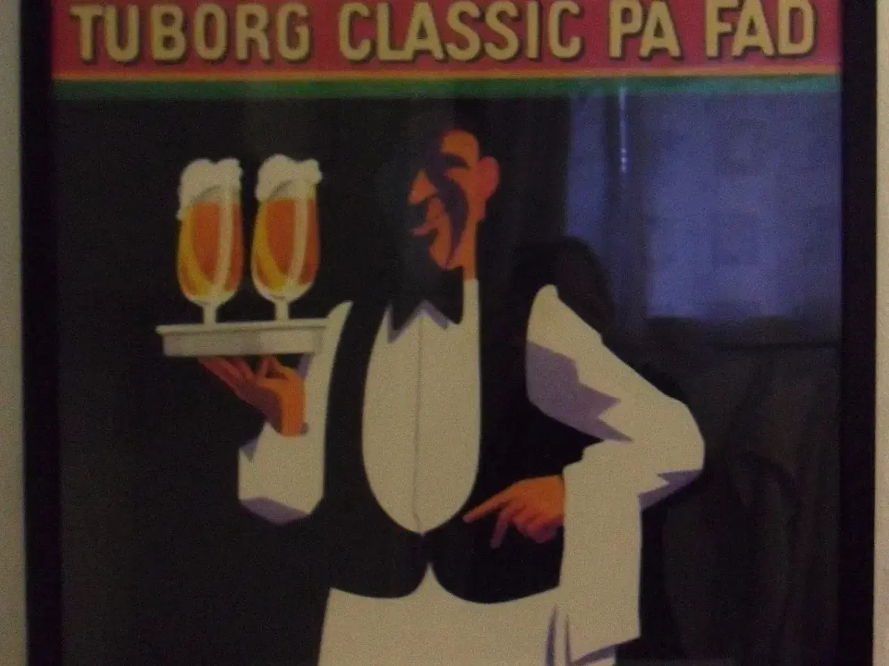 Billede 1 - Tuborg plakat i ramme