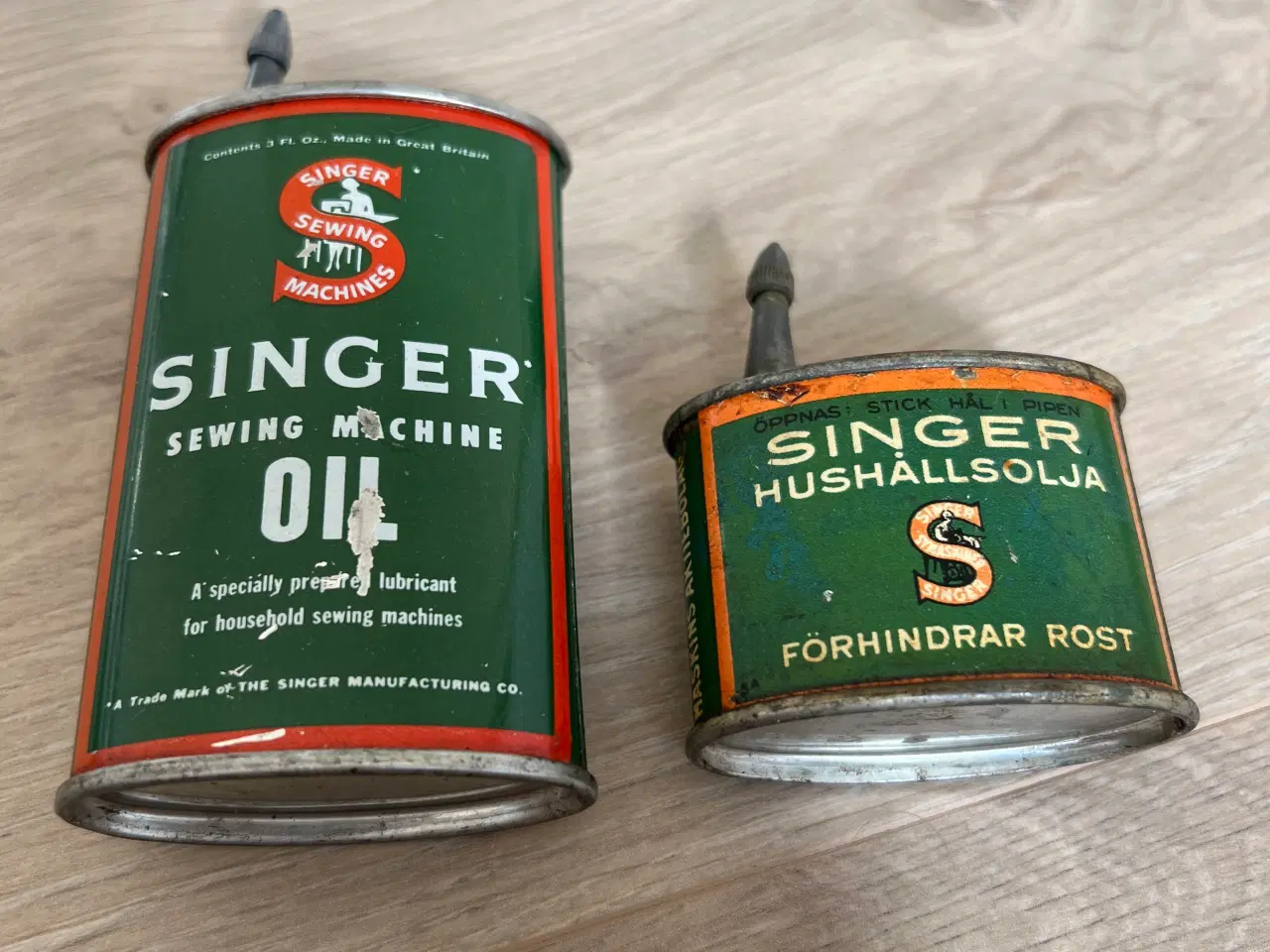 Billede 3 - Singer olieflasker