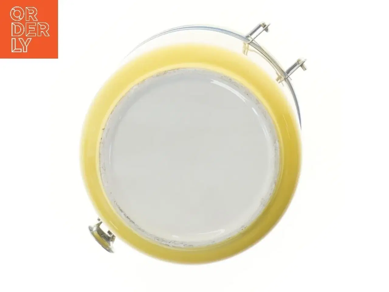 Billede 4 - Keramisk opbevaringskrukke med kliklåg Ø12,5 cm (str. Ø 12,5 cm længde 16 cm)