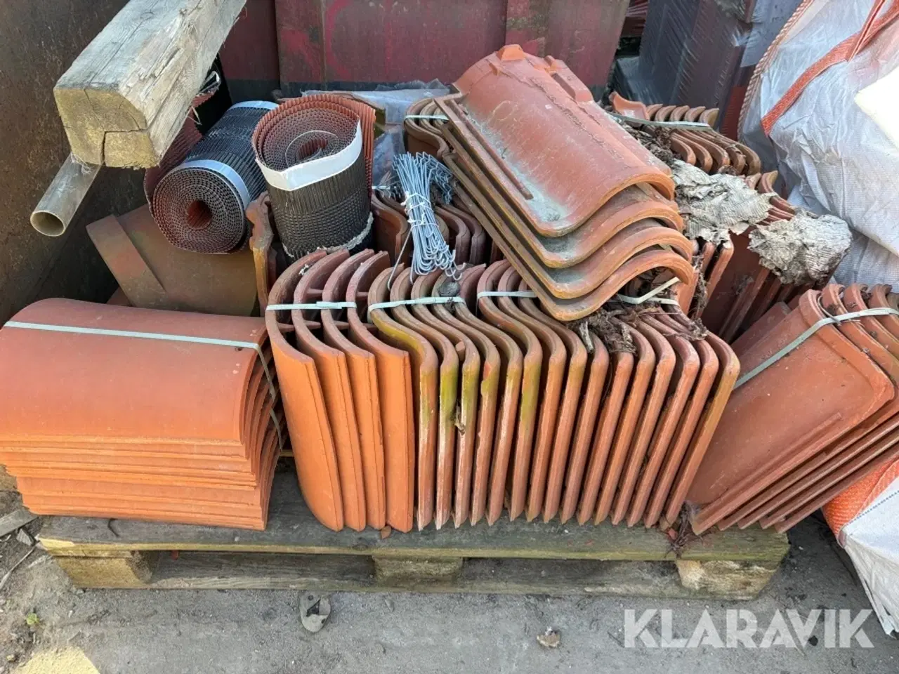 Billede 11 - Tagsten Randers Tegl Hillerød fals vingetegl 210 styk 2 paller