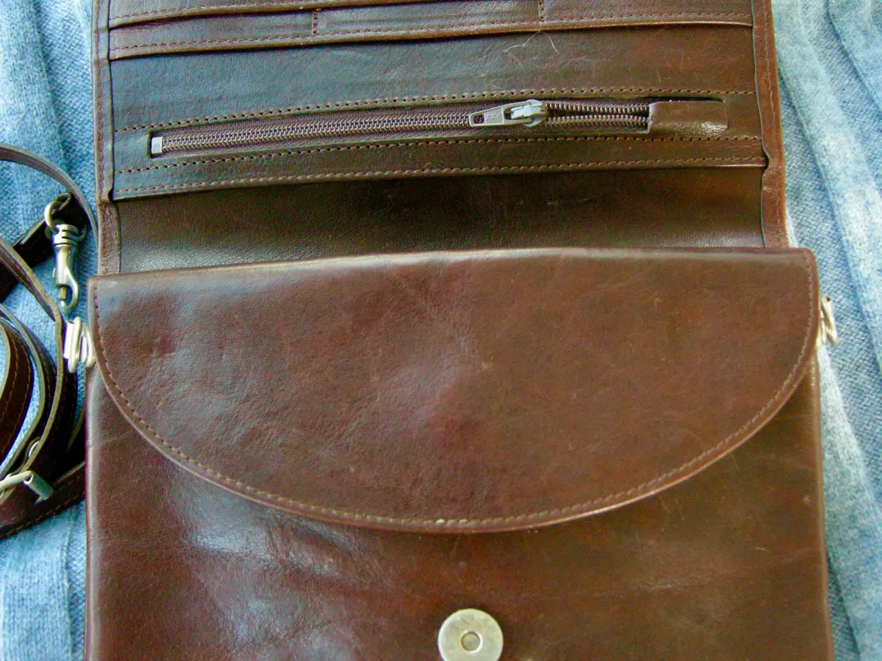 Billede 5 - Lædertaske-pung, Prangerpung, Rudi& Harald Nielsen