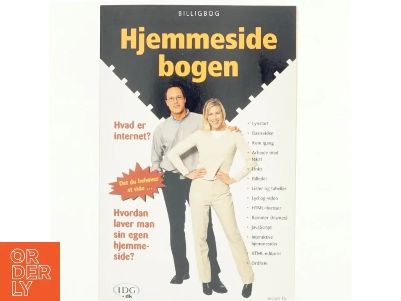 Billede 1 - Hjemmesidebogen af Jesper Ek (Bog)