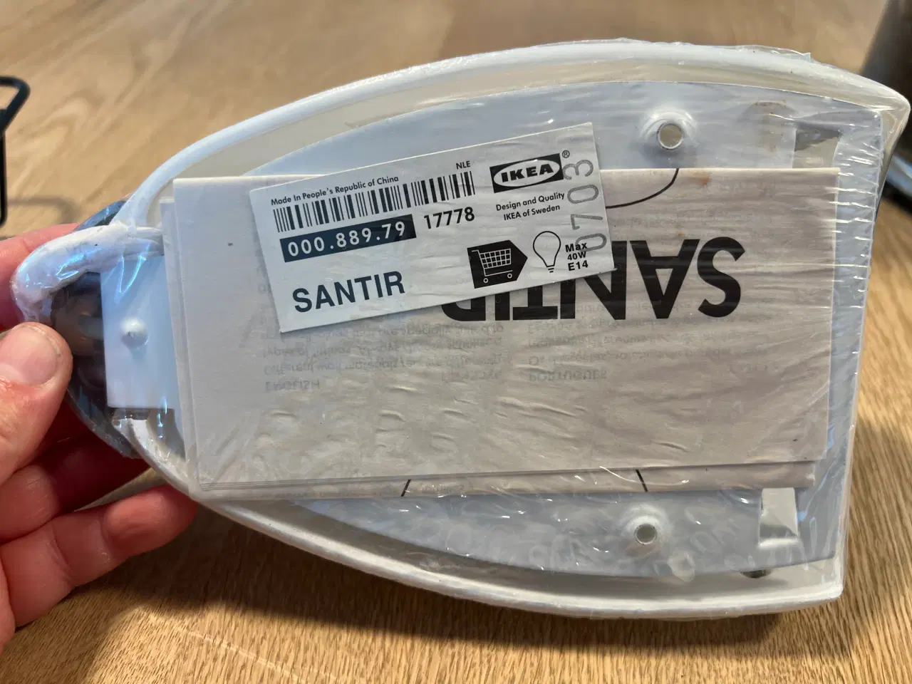 Billede 3 - Ny Ikea Santir Væglampe 