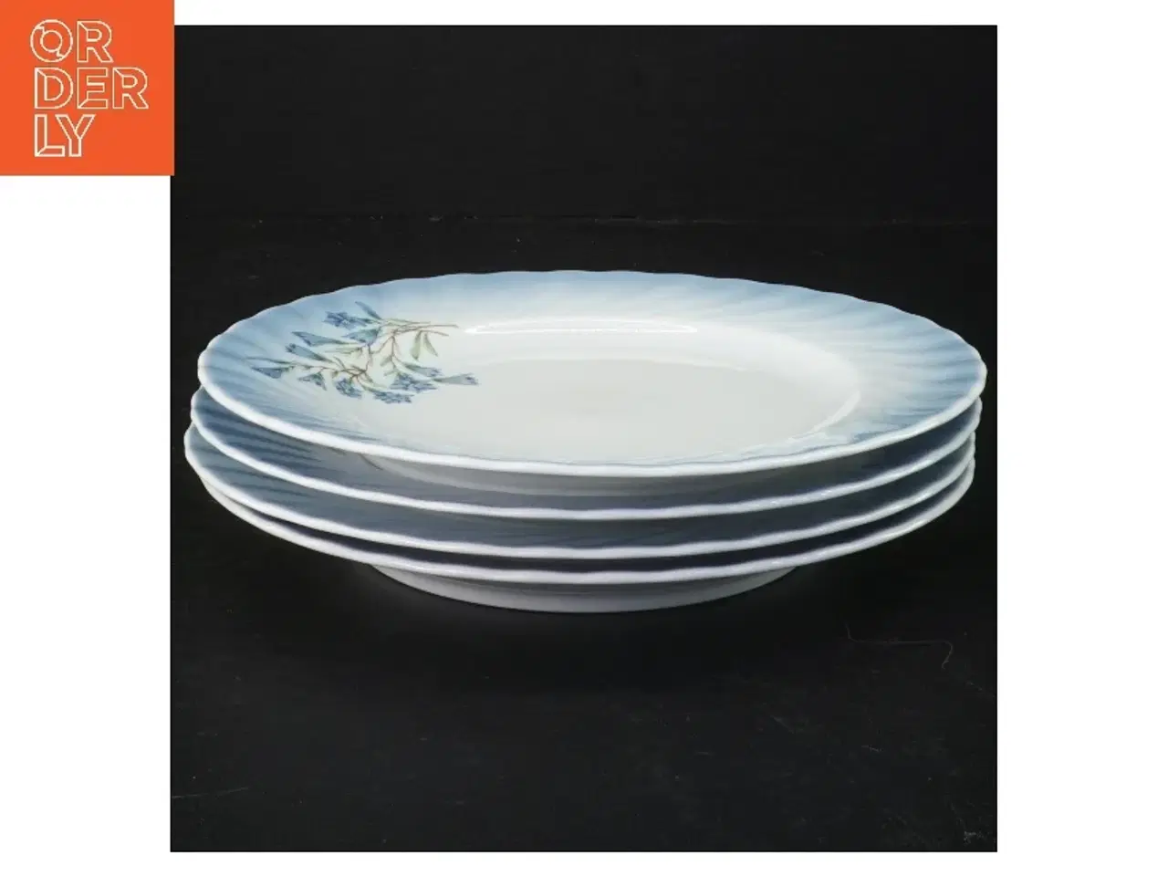 Billede 1 - Tallerkener (4 stk) fra Christineholm Porcelaine (str. Ø 19,5 cm)