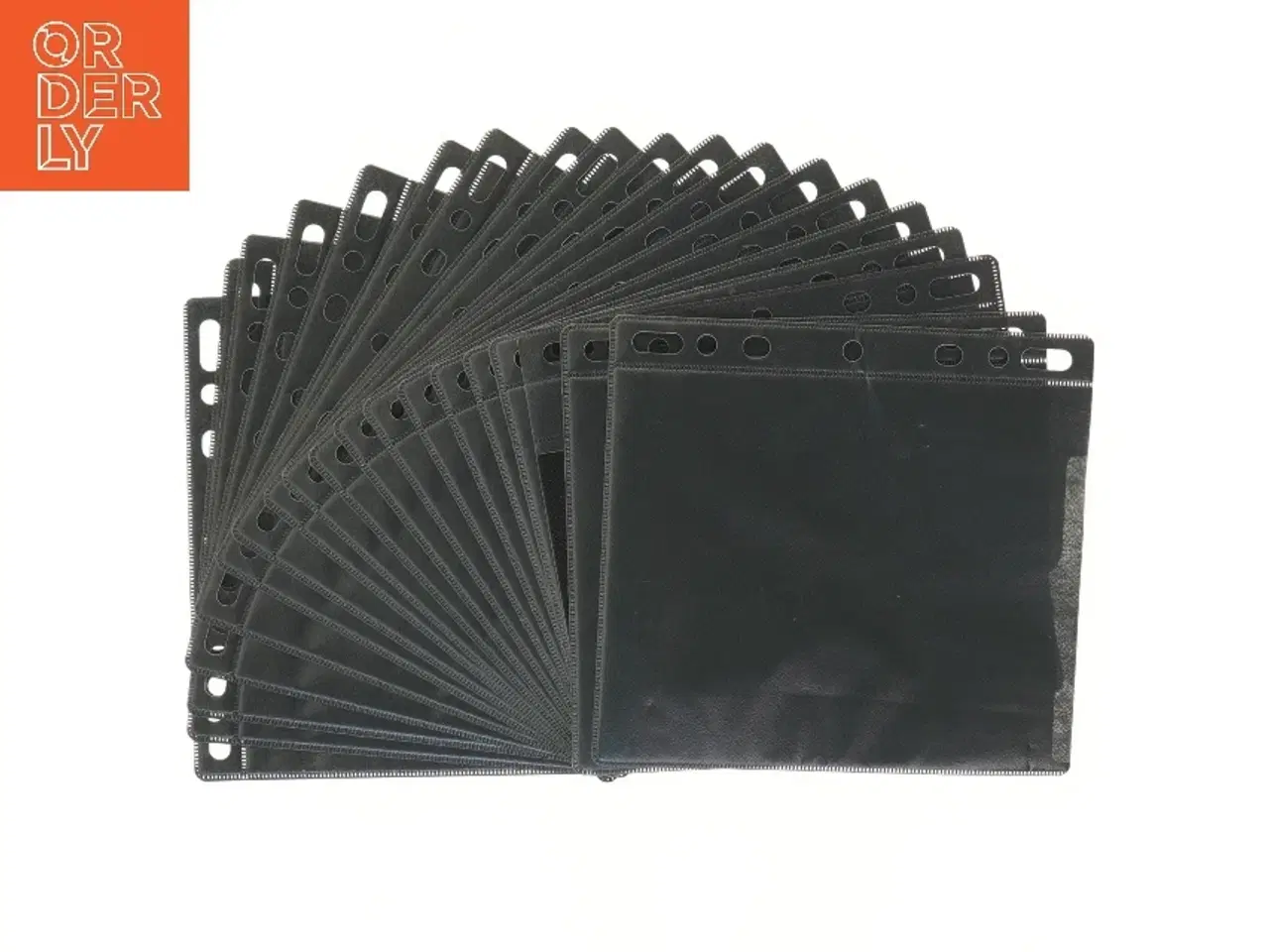 Billede 1 - Plastlommer med huller (str. 19x17,5 cm, 19 styk cm)