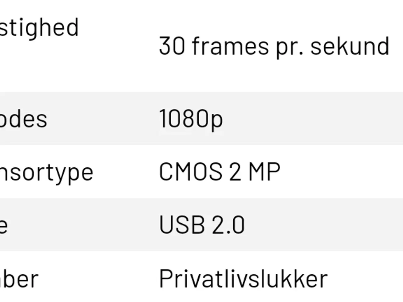 Billede 3 - Lenovo essential fhd Webcam 