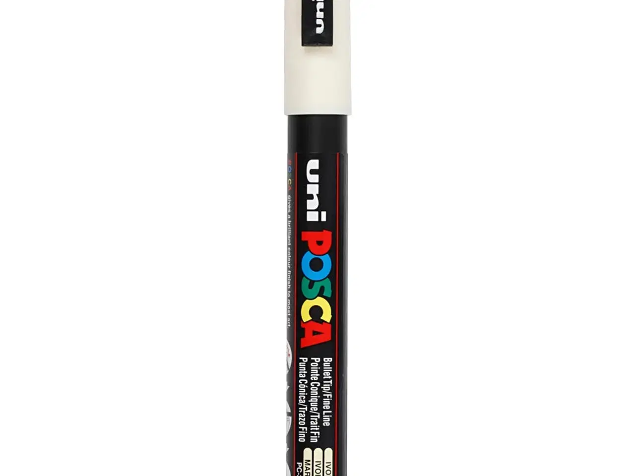 Billede 1 - Posca Tusch PC-3M, Elfenben, 0,9-1,3 mm, 1 stk.