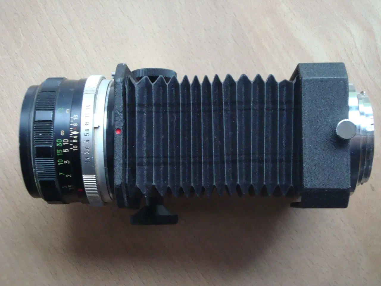 Billede 3 - Minolta bælg med MC 55mm 1:1.7.