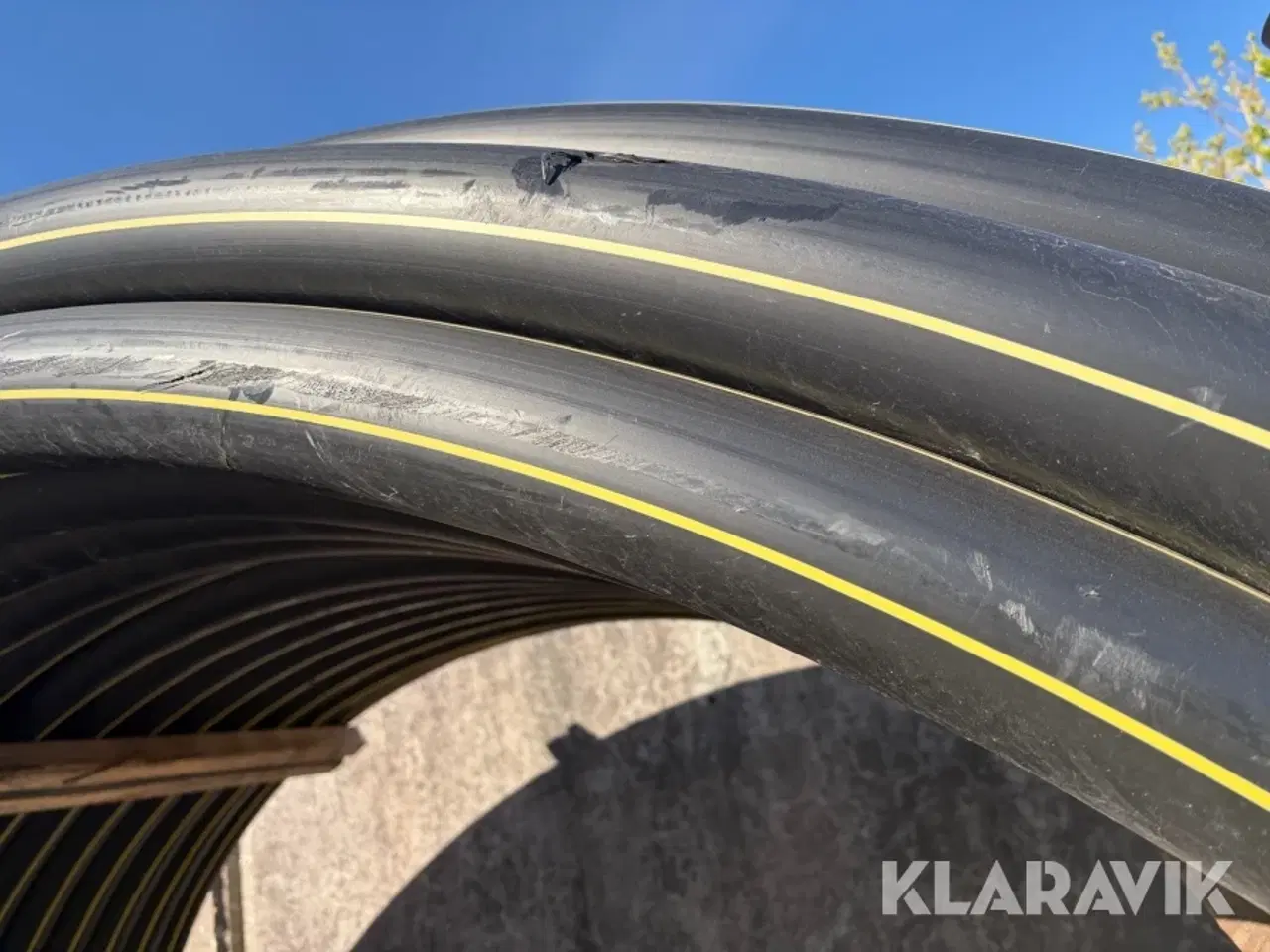 Billede 11 - Kraftkabelrør Wavin SRE-P 90 PE 100 3 ruller á 250 meter