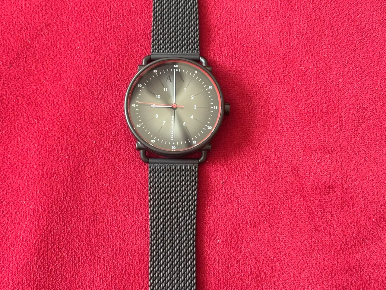 Billede 3 - Armani Exchange Batteri-Ur Sort Rustfrit Stål