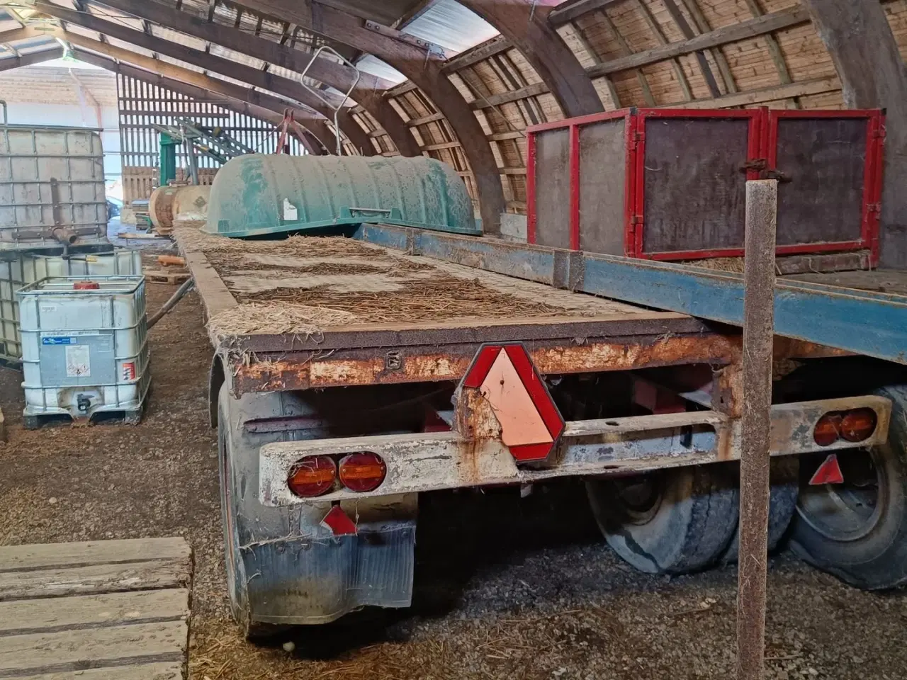 Billede 4 - - - - Halmvogn/lastbilanhænger 4-hjulet 8 m