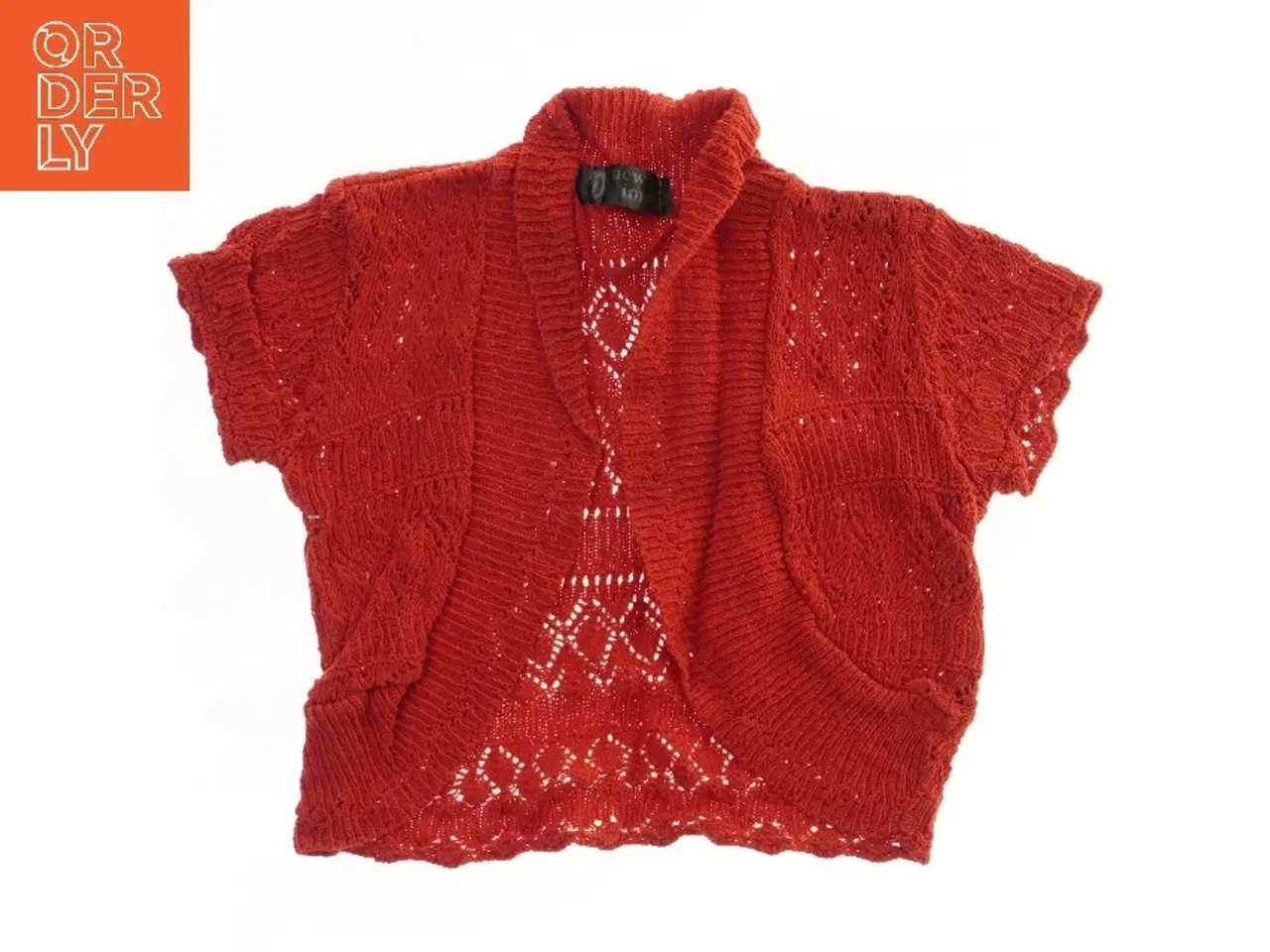 Billede 1 - Strikket cardigan med korte ærmer fra New Image (str. 98)