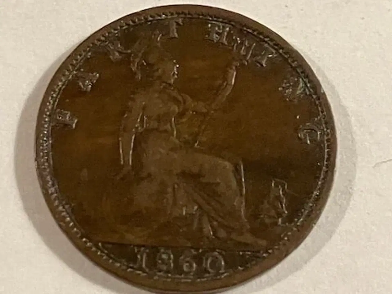 Billede 1 - Farthing 1860 England
