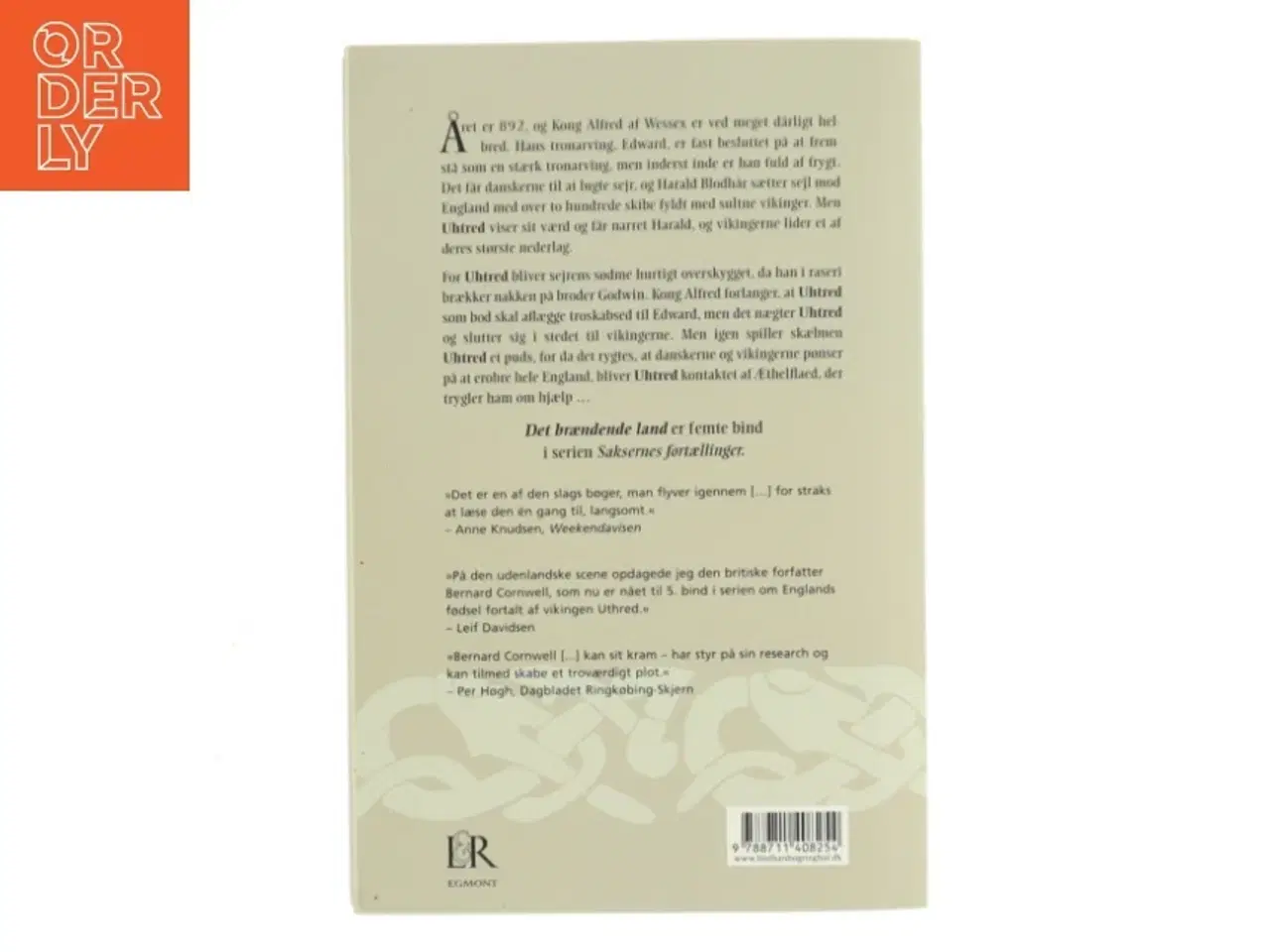 Billede 1 - Det brændende land af Bernard Cornwell (Bog)