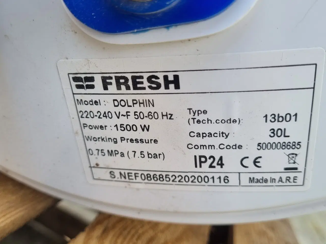 Billede 3 - 30 liters vandvarmer 