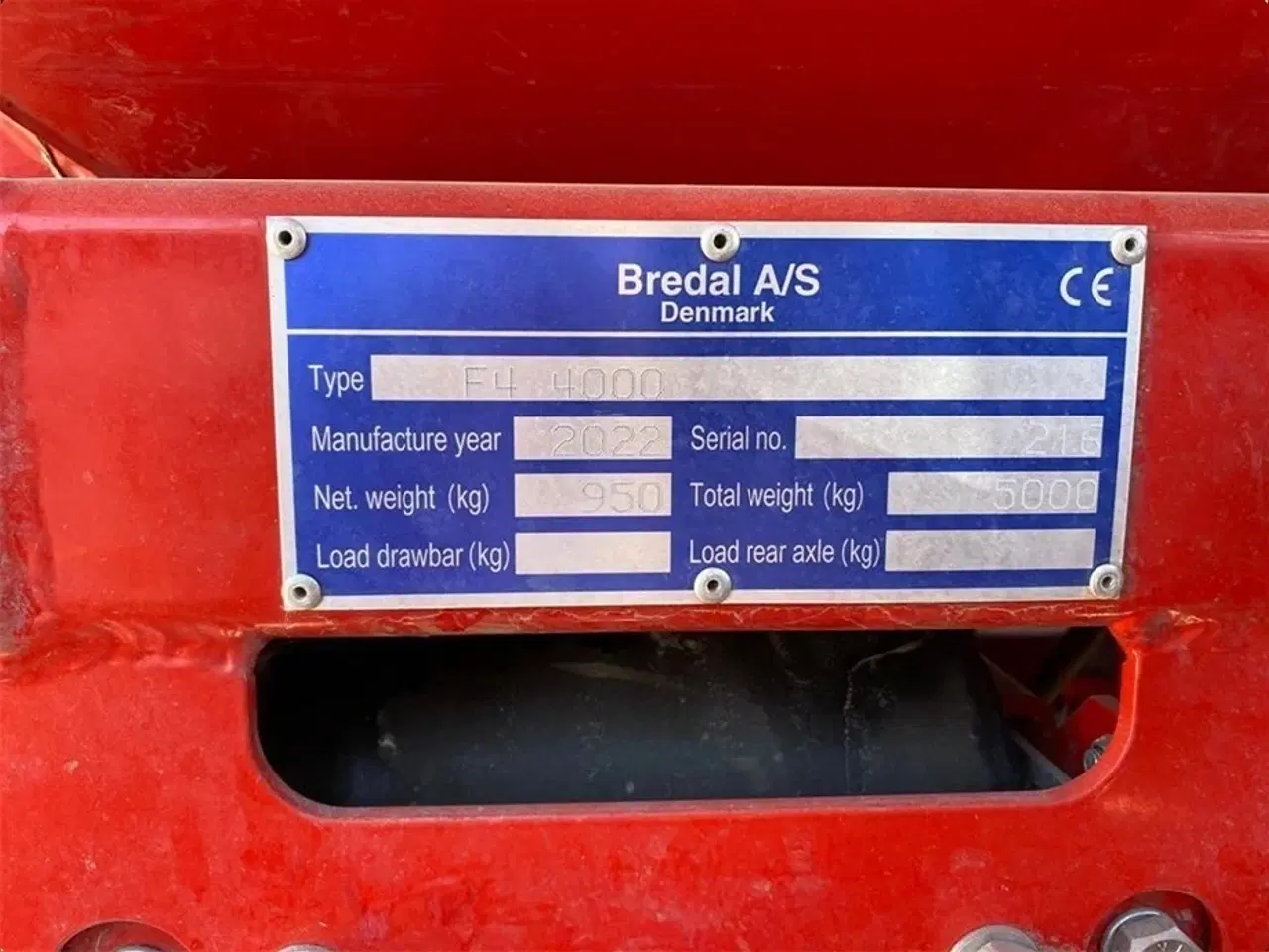 Billede 4 - Bredal Bredal F4 4000 ISOBUS+Hydro