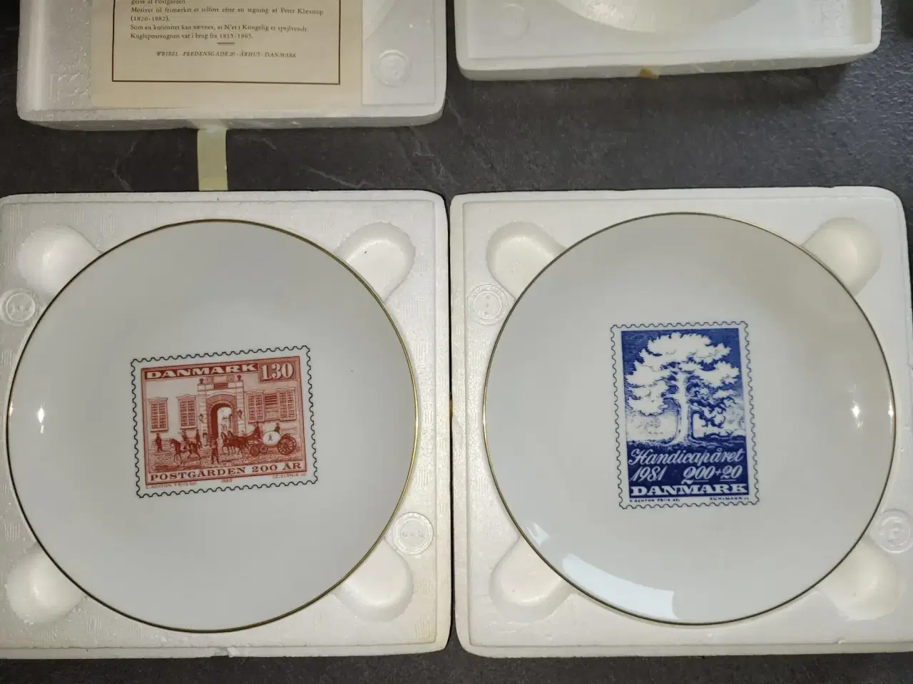 Billede 2 - Årsfrimærkeplatter