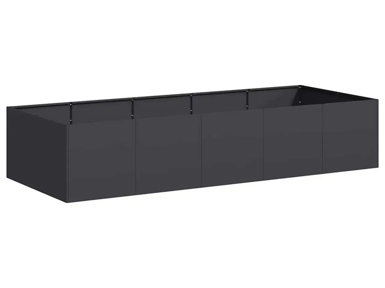 Billede 2 - Plantekasse 200x80x40 cm stål sort