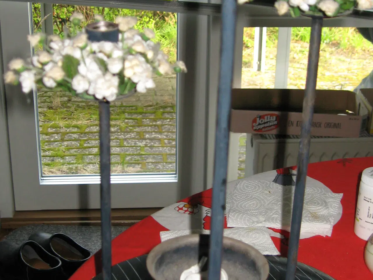 Billede 1 - Sølvlysestage til 3 asymetriske lys