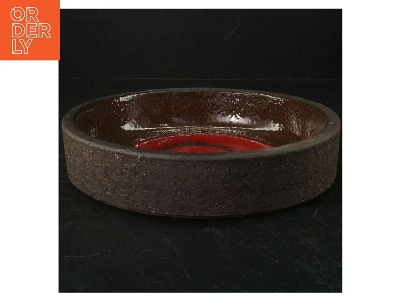 Billede 2 - Rundt keramikfad (str. 22 cm)