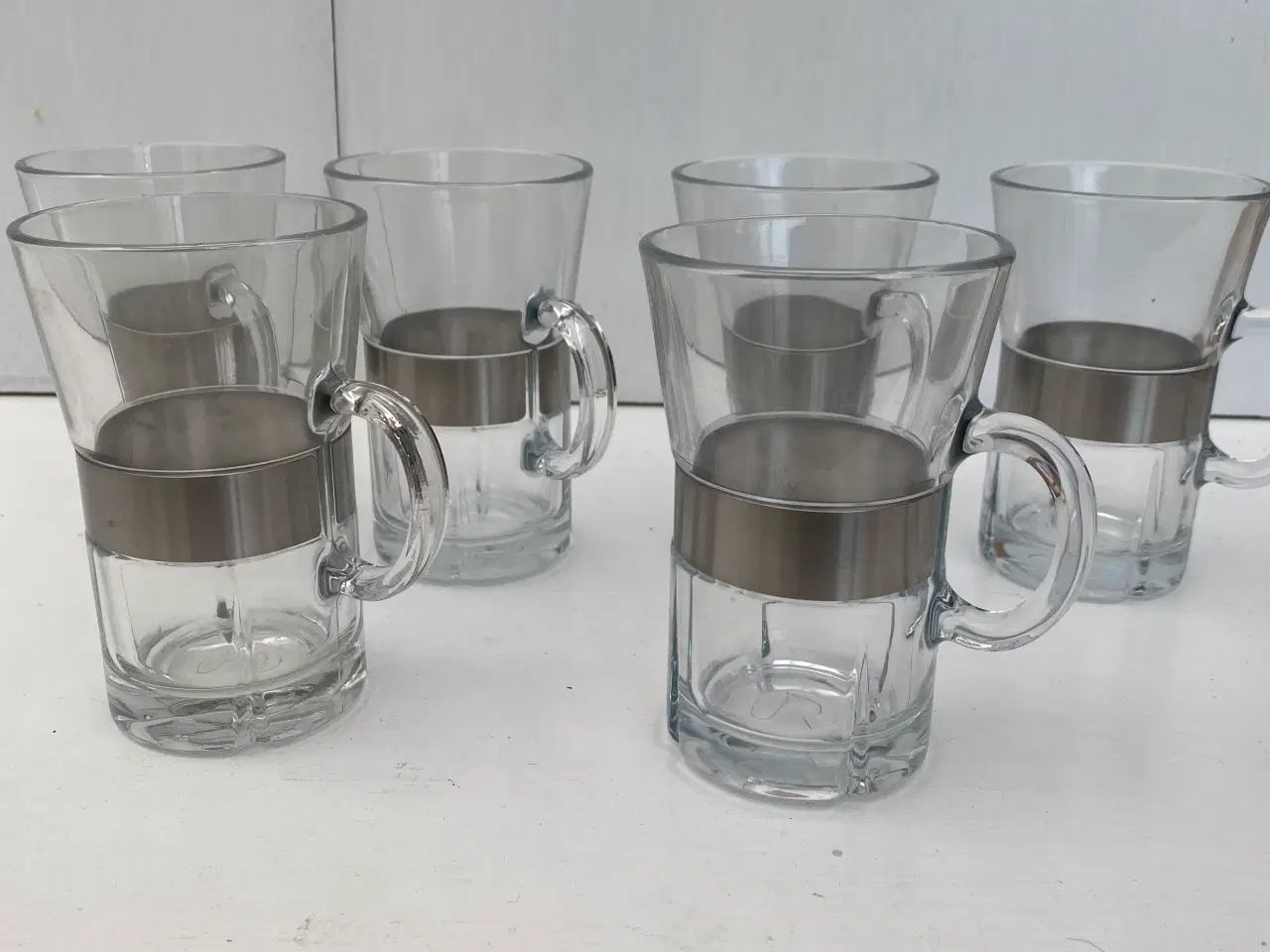 Billede 1 - 6 Glas 12cm. høj 7 cm. omkreds