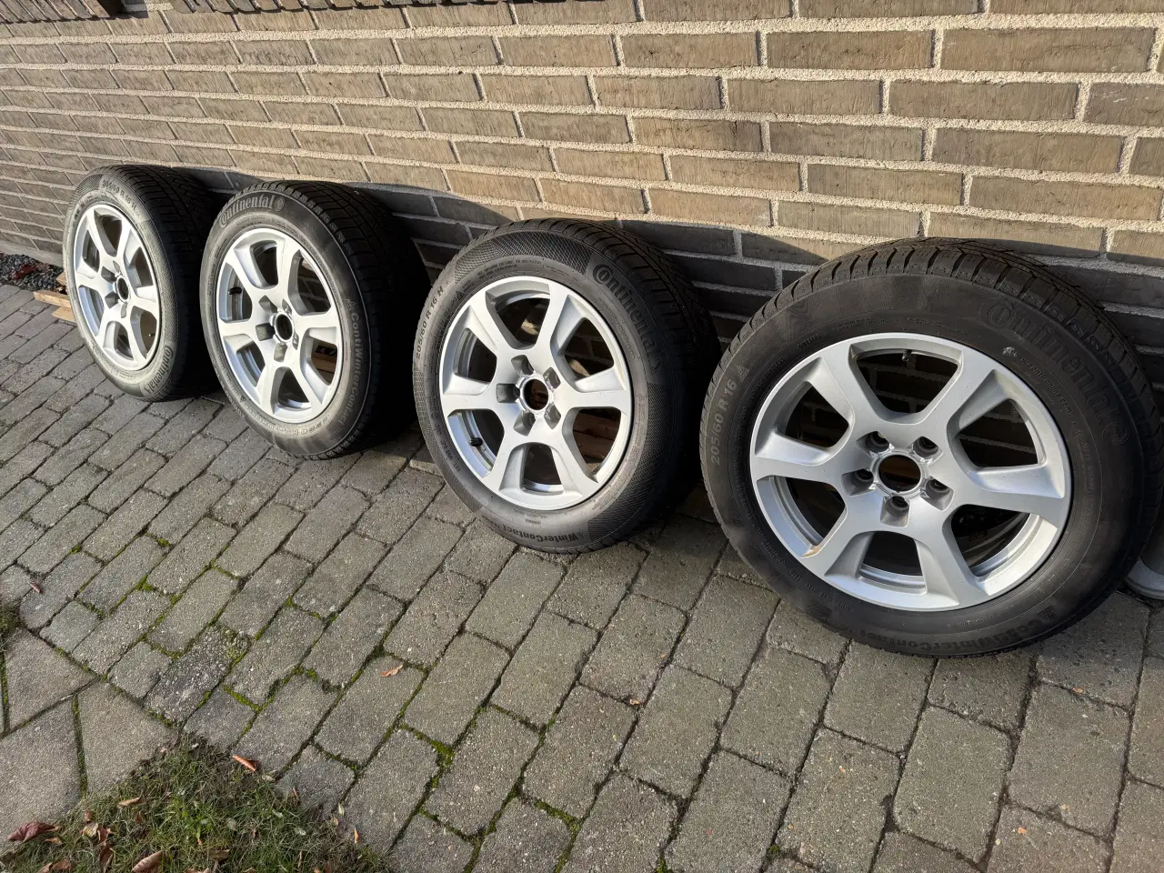 Billede 1 - Alufælge med Continental vinterdæk