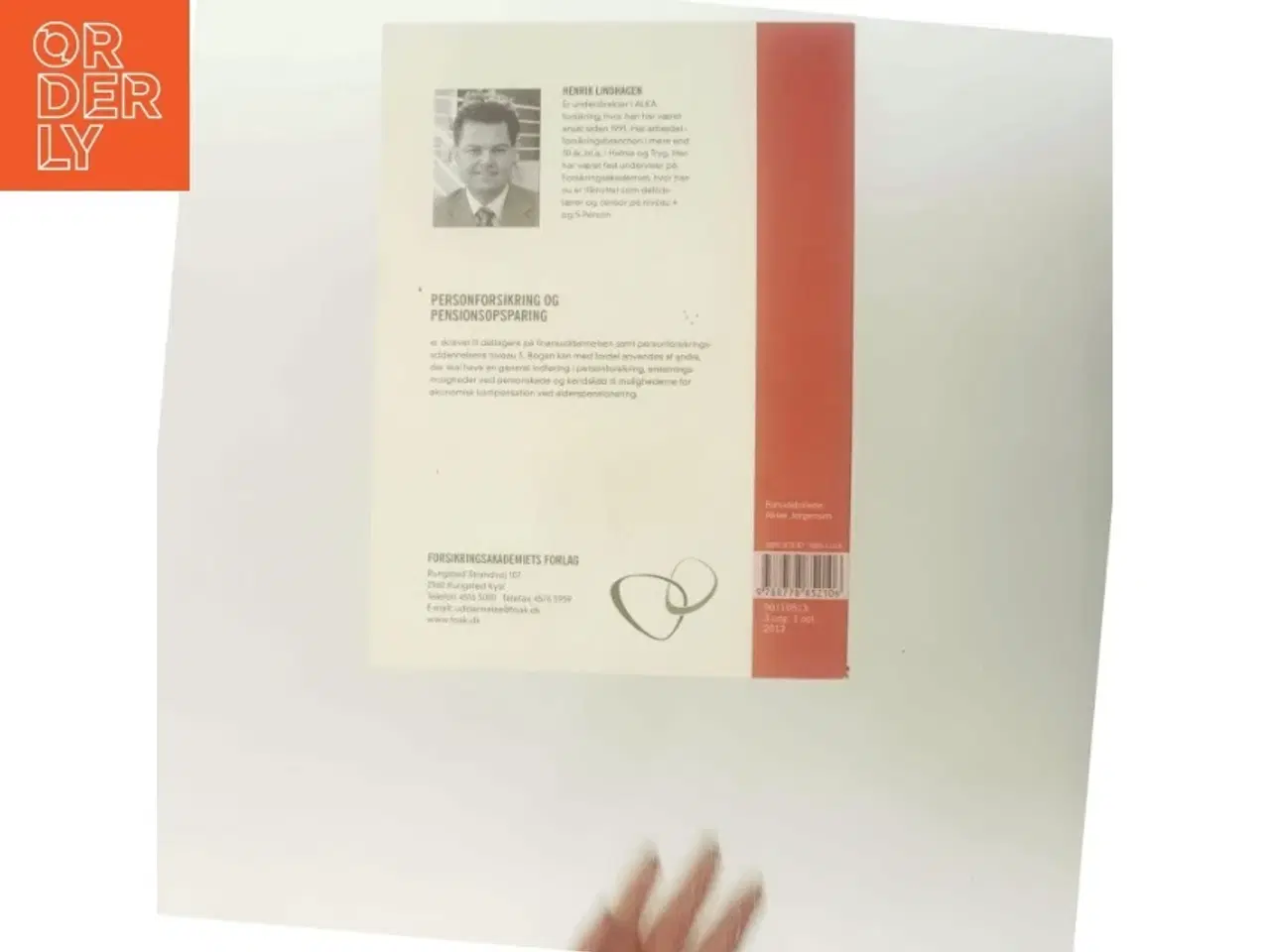 Billede 3 - Personforsikring og pensionsopsparing af Henrik Lindhagen (Bog)