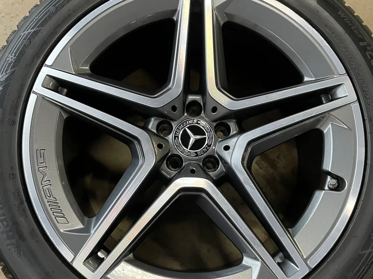 Billede 2 - 4 komplet vinterhjul original 21” AMG fælge 