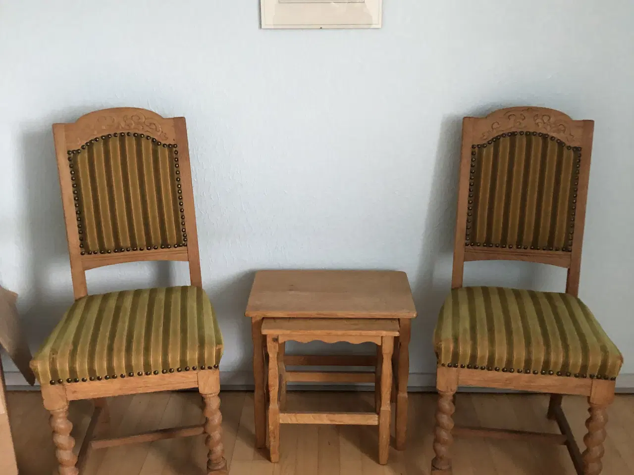 Billede 2 - Massiv egetræsstol