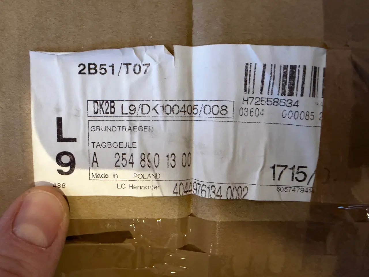 Billede 3 - Originale Mercedes tagbøjler til GLC SUV (X254)