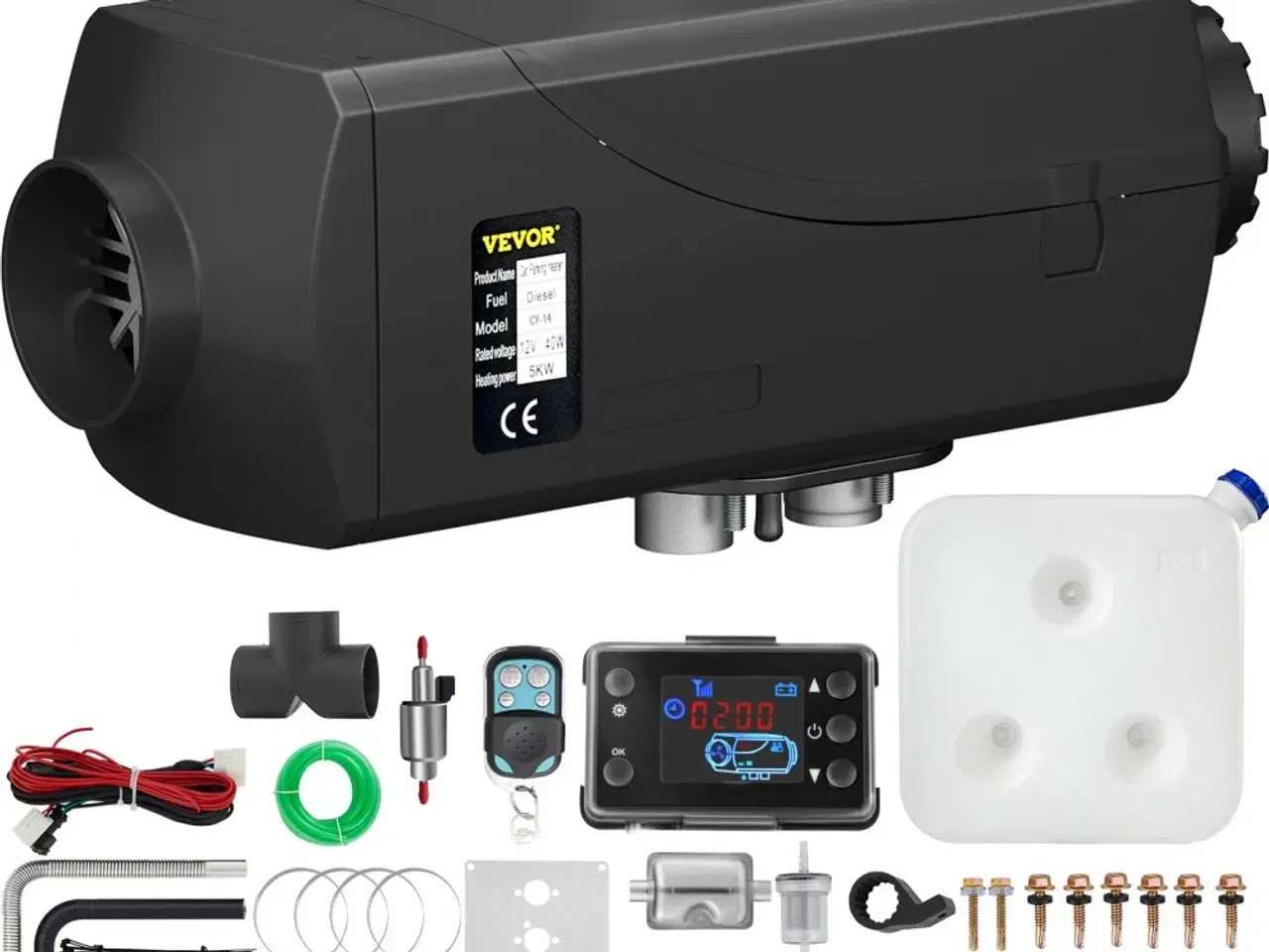 Billede 1 - VEVOR 5kW Dieselfyr – Kinafyr